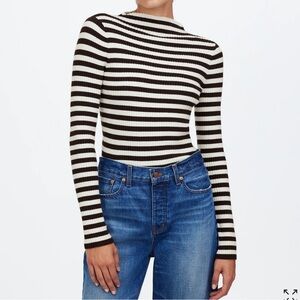 NWT Madewell Cotton Mockneck Sweater